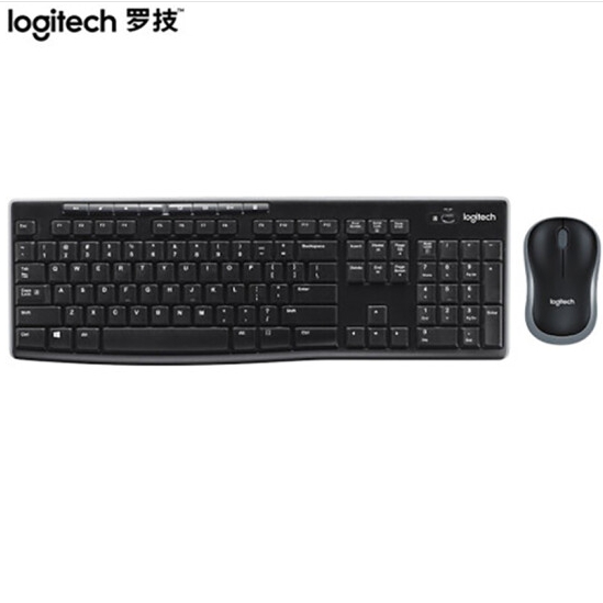 罗技(Logitech) MK270 无线键鼠套装 (黑)(个)